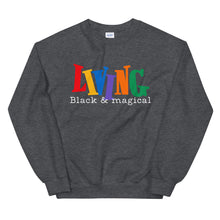 Load image into Gallery viewer, 90s "Living Black & Magical" Sweatshirt