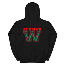 Load image into Gallery viewer, Black “H.D. Woodson Alumna” Hoodie