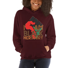Load image into Gallery viewer, Women’s “I Am Black HERSTORY” Hoodie