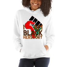 Load image into Gallery viewer, Women’s “I Am Black HERSTORY” Hoodie