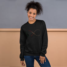 Load image into Gallery viewer, Unisex &quot;MY BLACK IS: Infinite&quot; Sweatshirt
