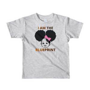 Girls Short sleeve "I Am the Blueprint" t-shirt (Ages 2-6)