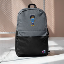 Load image into Gallery viewer, &quot;You&#39;re Too Close&quot; Embroidered Champion Backpack
