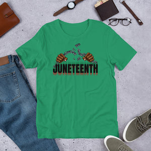 Short-Sleeve "Broken Chains Juneteenth" Unisex T-Shirt
